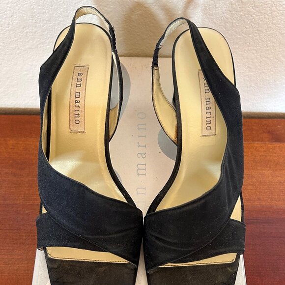 Ann Marino Black Crepe shoes 8.5B - Picture 2 of 5